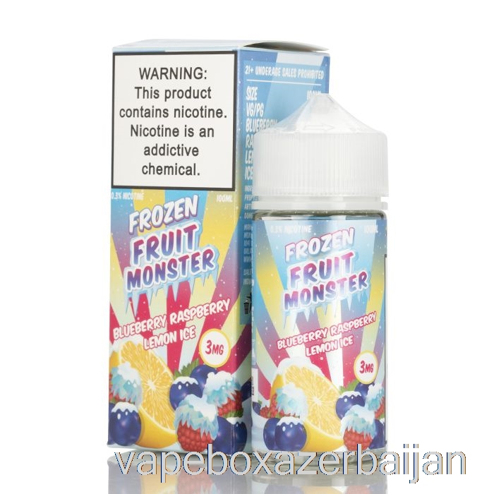 Vape Box Azerbaijan ICE Blueberry Raspberry Lemon - Frozen Fruit Monster - 100mL 0mg